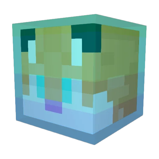xNachito Minecraft avatar head, 3D render