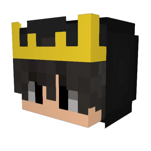 xNachoFD Minecraft avatar head, 3D render