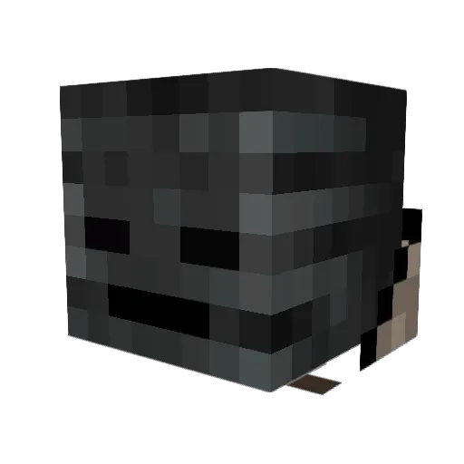 xNcP Minecraft avatar head, 3D render