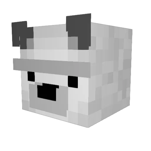 xNePTuN Minecraft avatar head, 3D render