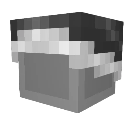 xNenne Minecraft avatar head, 3D render