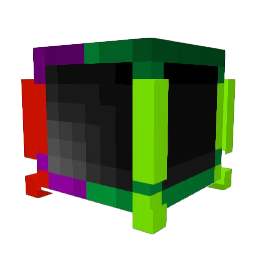 xNephrite Minecraft avatar head, 3D render