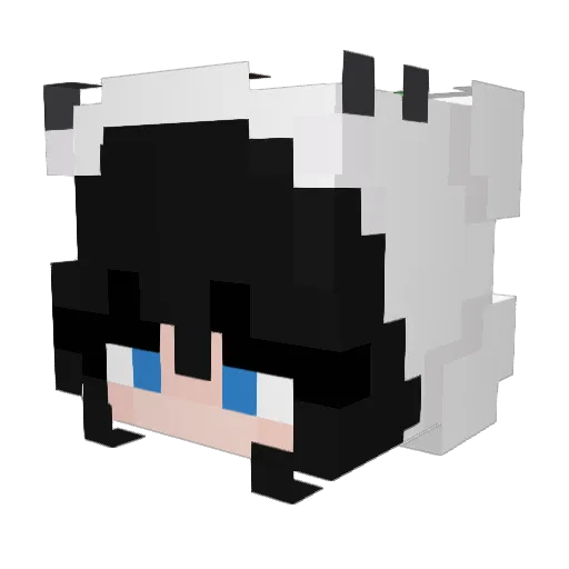 xNezuuu Minecraft avatar head, 3D render