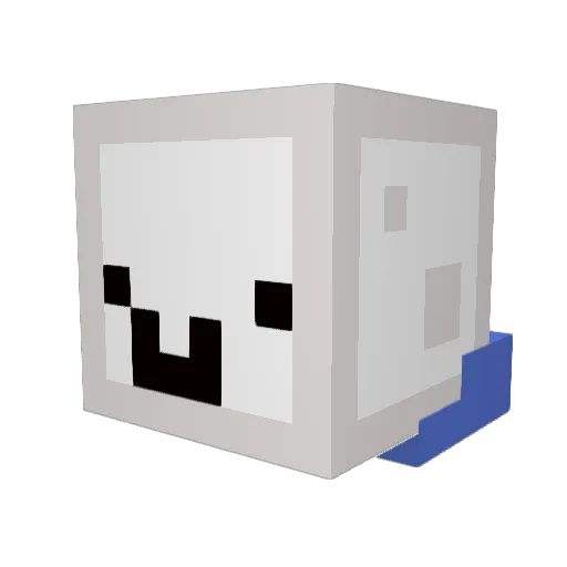 xNickay Minecraft avatar head, 3D render