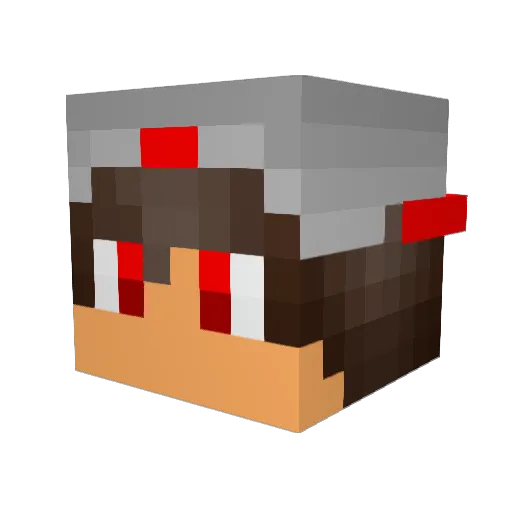 xNicola13 Minecraft avatar head, 3D render