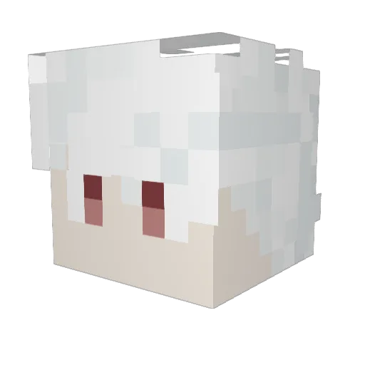 xNifyx Minecraft avatar head, 3D render