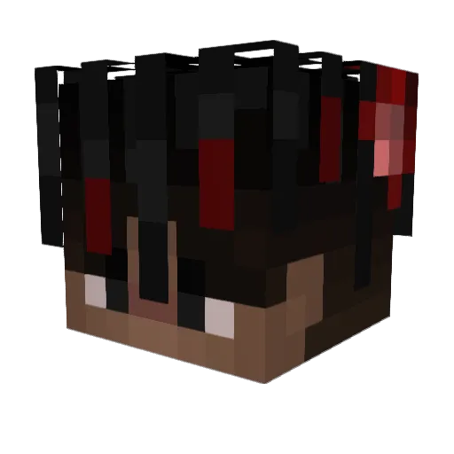 xNightwolfx1123 Minecraft avatar head, 3D render