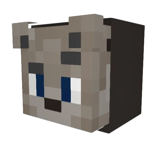 xNinjaTurtle_ Minecraft avatar head, 3D render