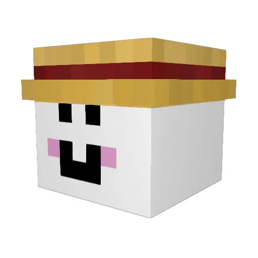 xNinjaxx Minecraft avatar head, 3D render