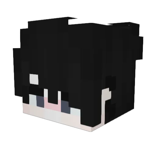 xNothi Minecraft avatar head, 3D render