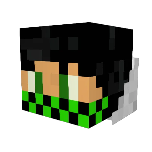 xNova17 Minecraft avatar head, 3D render