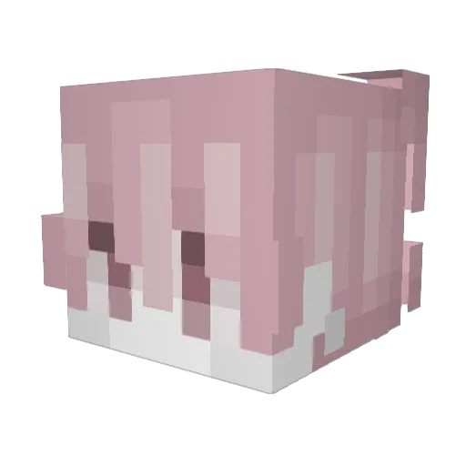 xNuar Minecraft avatar head, 3D render