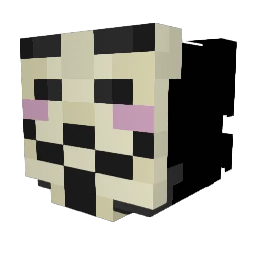 xNummer2 Minecraft avatar head, 3D render