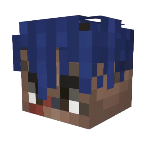 xNutOfficial Minecraft avatar head, 3D render