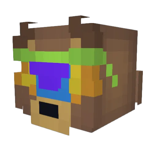 xOldGreggx Minecraft avatar head, 3D render