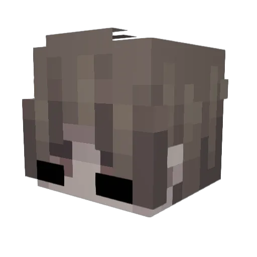 xOnlybo Minecraft avatar head, 3D render