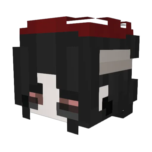 xOrleanka28 Minecraft avatar head, 3D render