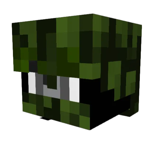 xOzryelx Minecraft avatar head, 3D render