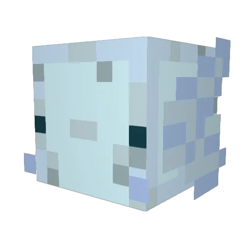 xP3ACHY Minecraft avatar head, 3D render