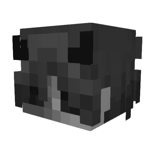 xPAROO Minecraft avatar head, 3D render