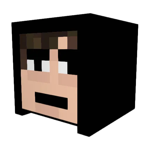 xPROFY Minecraft avatar head, 3D render
