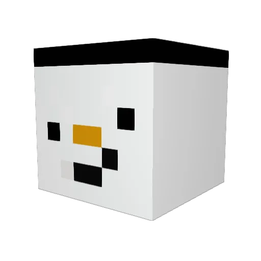 xPWWxSLENDERMAN Minecraft avatar head, 3D render