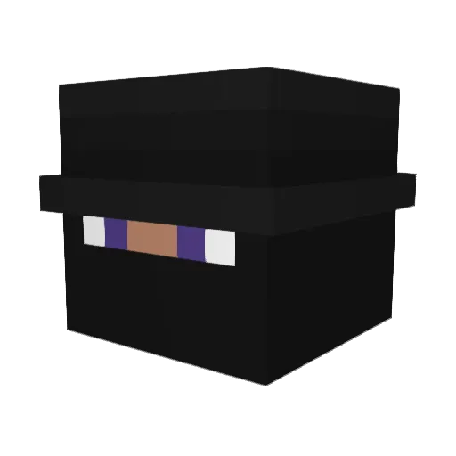 xP_Minecraft Minecraft avatar head, 3D render