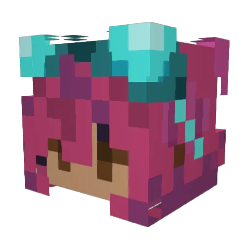 Minecraft-Avatar von xPandiix: Kopf als 3D-Render