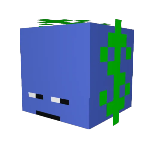 xPassionPvP Minecraft avatar head, 3D render