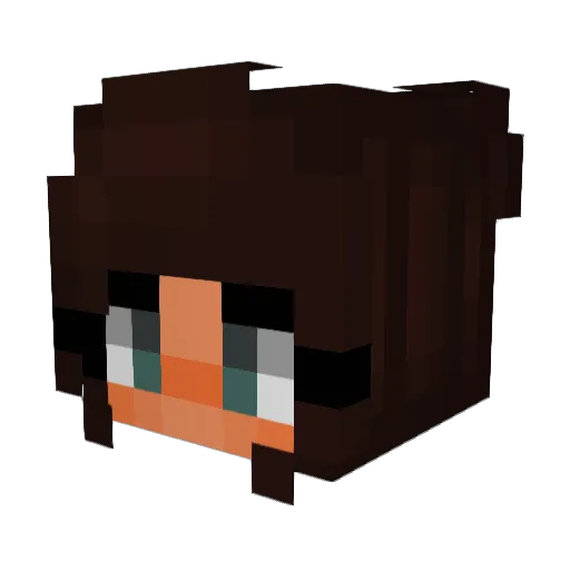 xPattex1234 Minecraft avatar head, 3D render