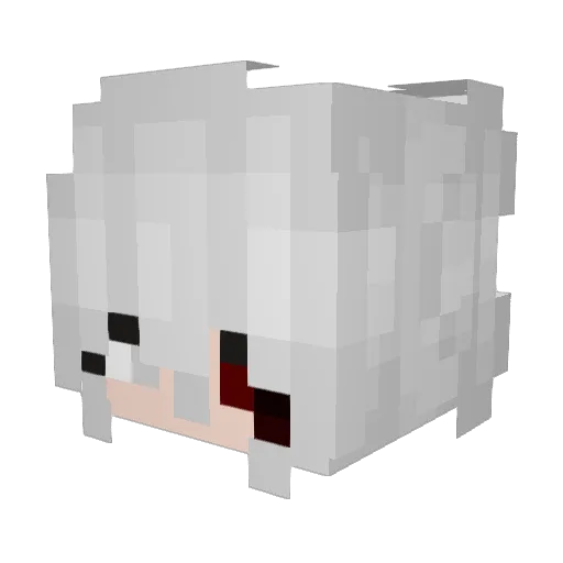 xPeachBear Minecraft avatar head, 3D render