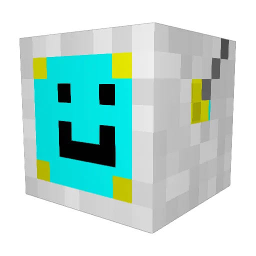 xPeas Minecraft avatar head, 3D render