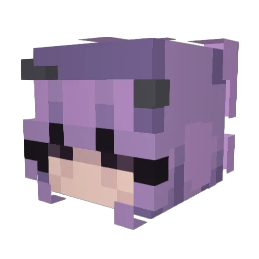 xPebbles0815 Minecraft avatar head, 3D render