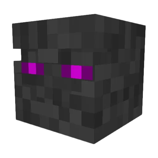xPhasic Minecraft avatar head, 3D render