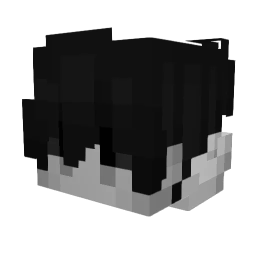xPieselek Minecraft avatar head, 3D render