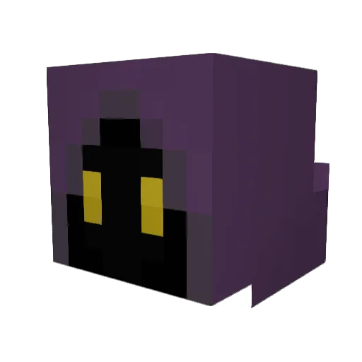 xPinto Minecraft avatar head, 3D render