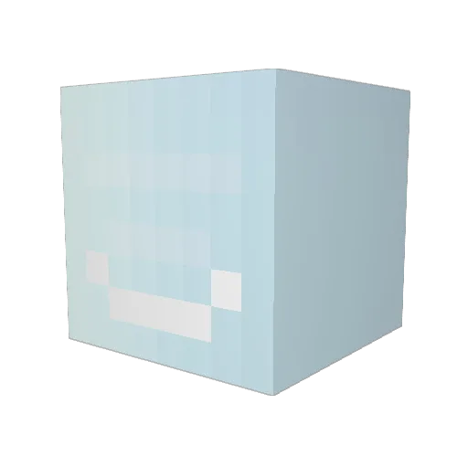 xPoweh Minecraft avatar head, 3D render