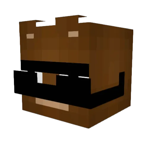 xPrimePvps Minecraft avatar head, 3D render