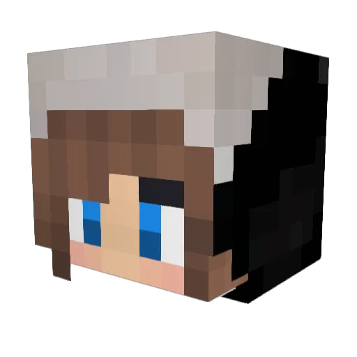 xProximiity Minecraft avatar head, 3D render