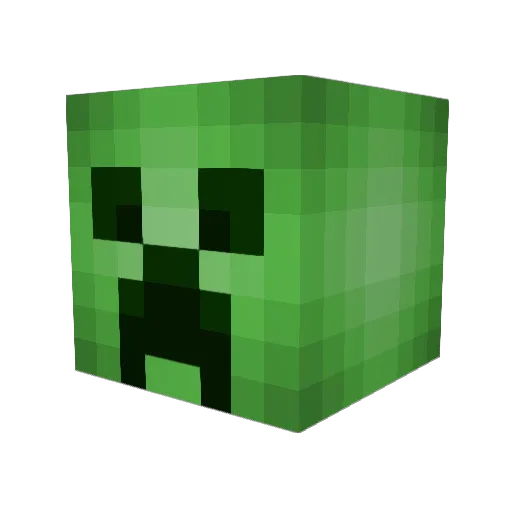 xPseudonym Minecraft avatar head, 3D render