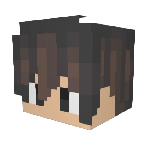 xPuco Minecraft avatar head, 3D render