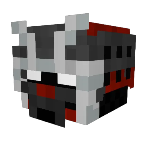 xPure_Gamiing Minecraft avatar head, 3D render