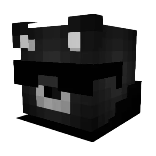 xPurx_ Minecraft avatar head, 3D render