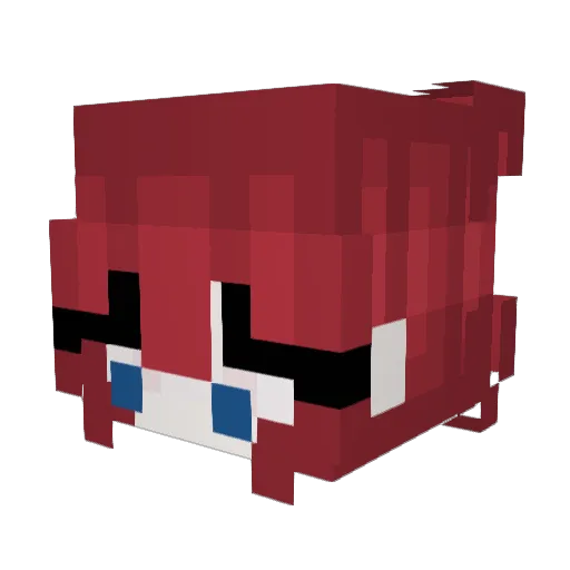 xPyrios Minecraft avatar head, 3D render