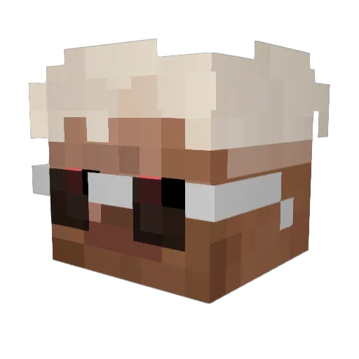 xQuickiex Minecraft avatar head, 3D render