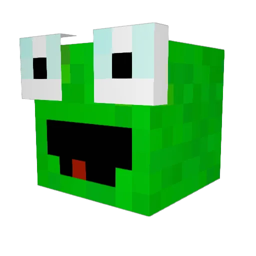 xQuiet Minecraft avatar head, 3D render