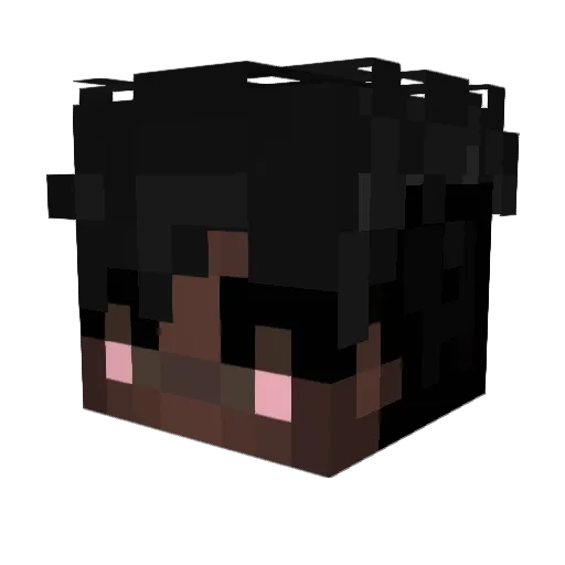 xREAVx Minecraft avatar head, 3D render