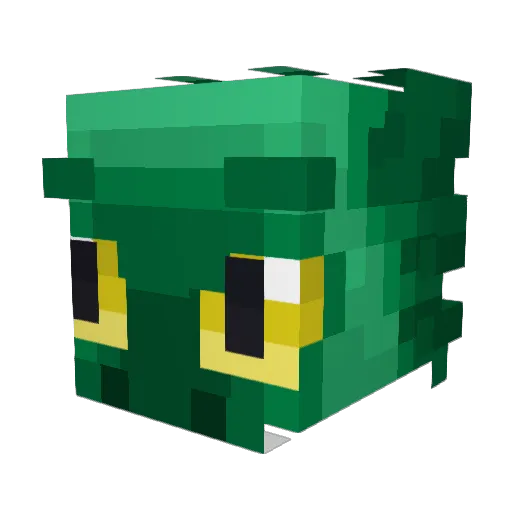 xREFFx Minecraft avatar head, 3D render