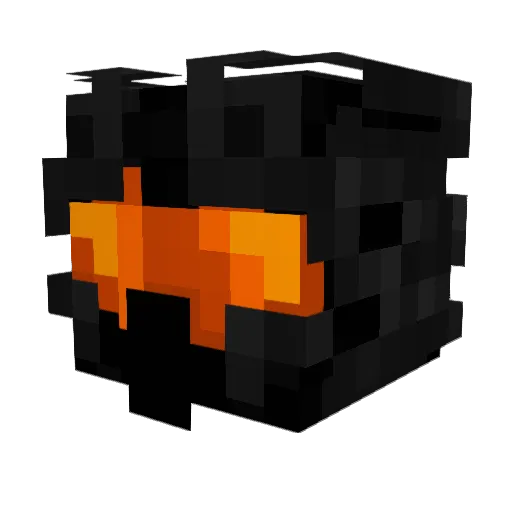 xRaizox Minecraft avatar head, 3D render