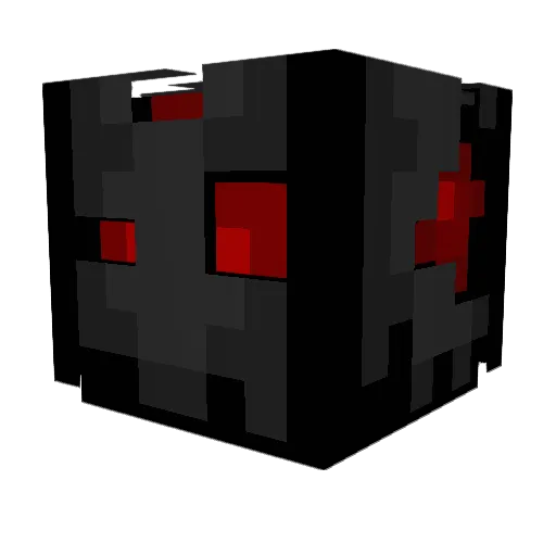 xRaquaza Minecraft avatar head, 3D render